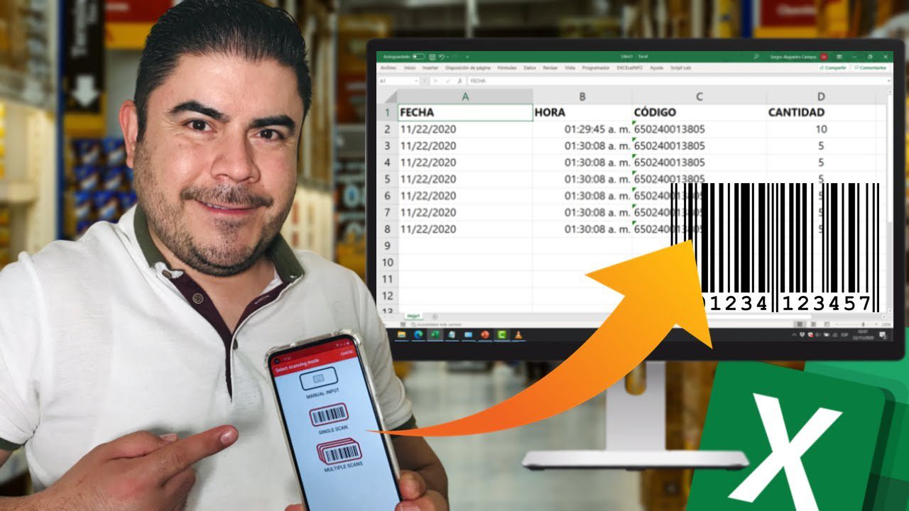 Aplicaciones de scanner de códigos QR y de barras para Android