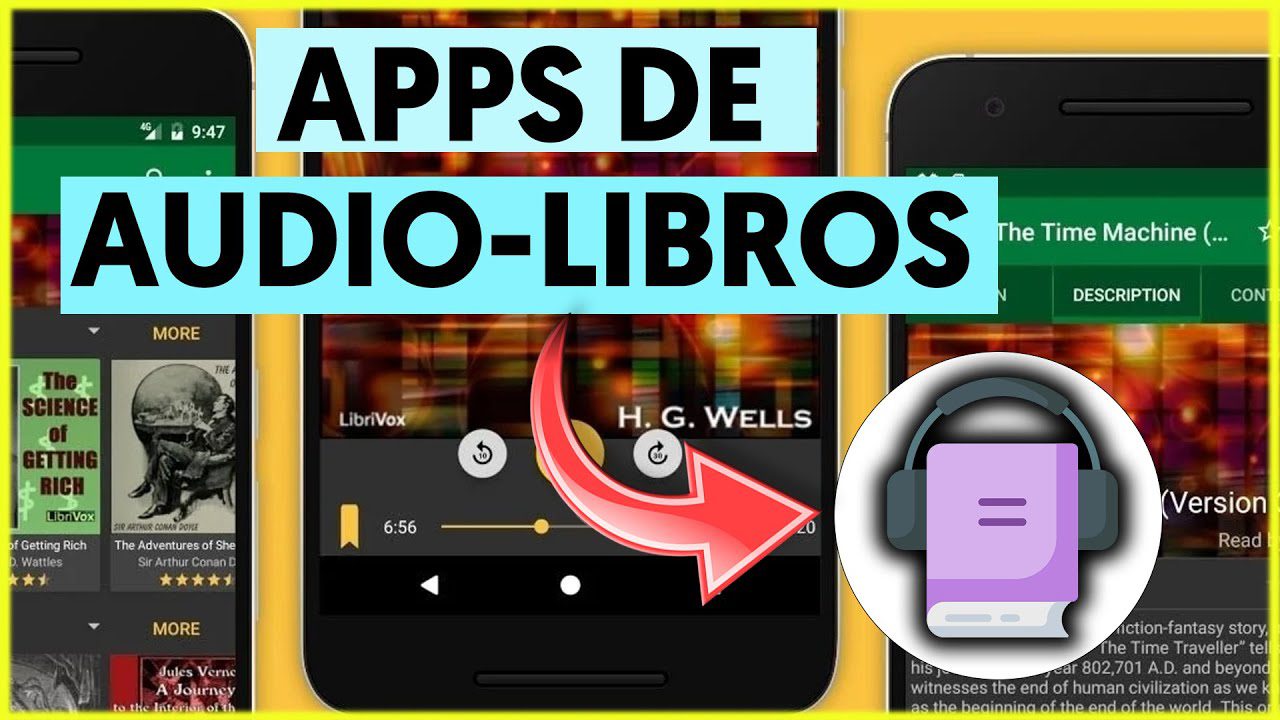 Aplicaciones para escuchar audiolibros en Android