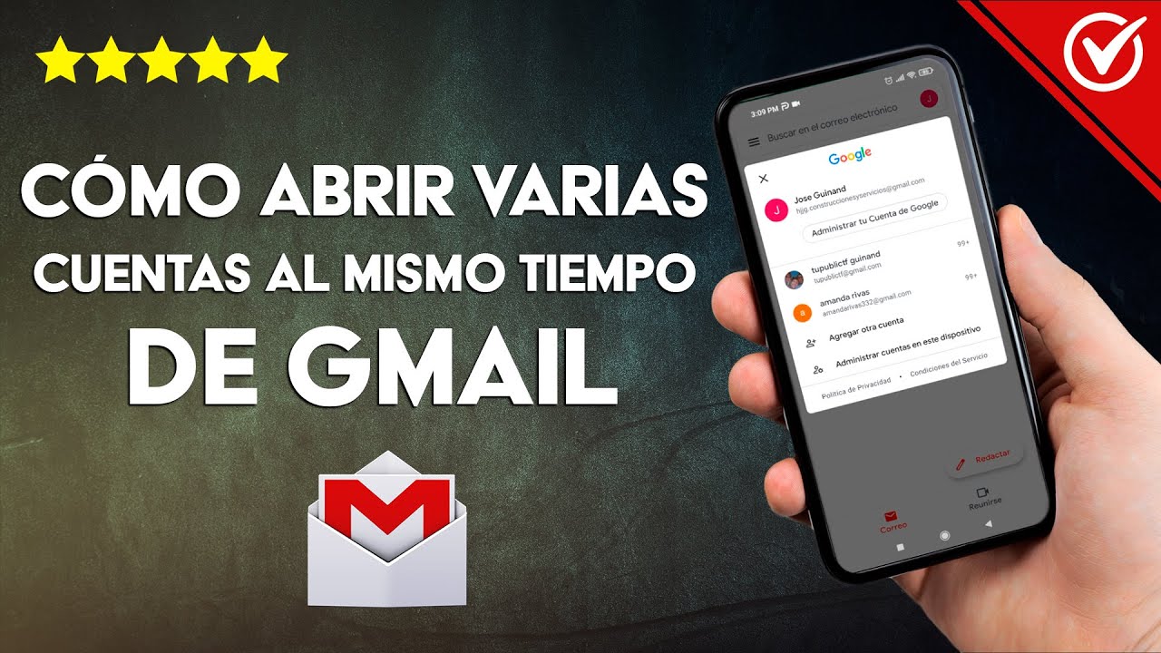 Cómo gestionar varias cuentas de correo en Android