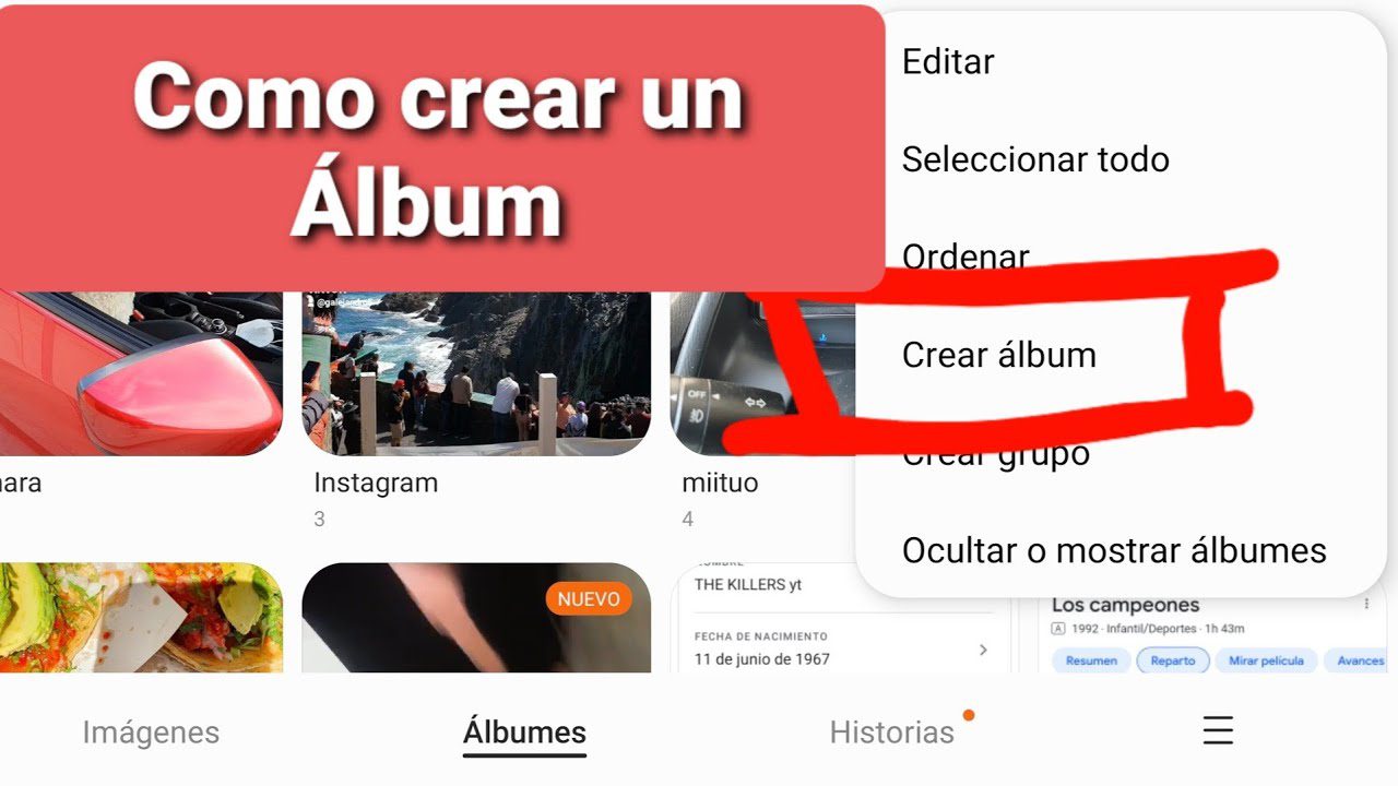 Cómo crear y compartir álbumes de fotos con aplicaciones en Android