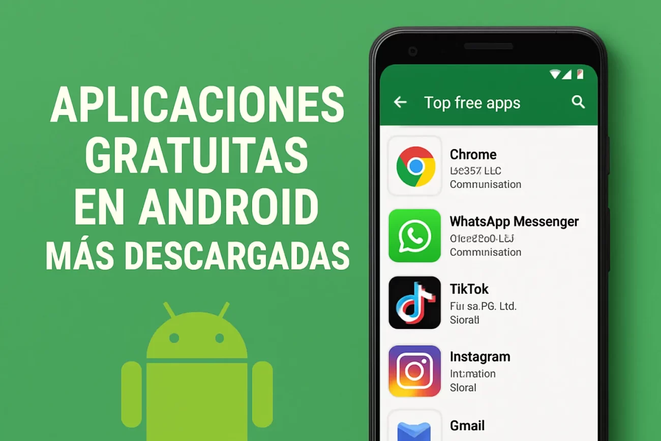 aplicaciones gratuitas en Android más descargadas