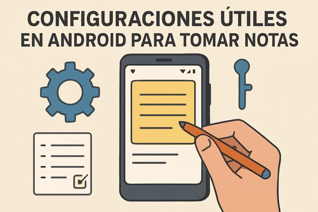 configuraciones útiles en Android para tomar notas