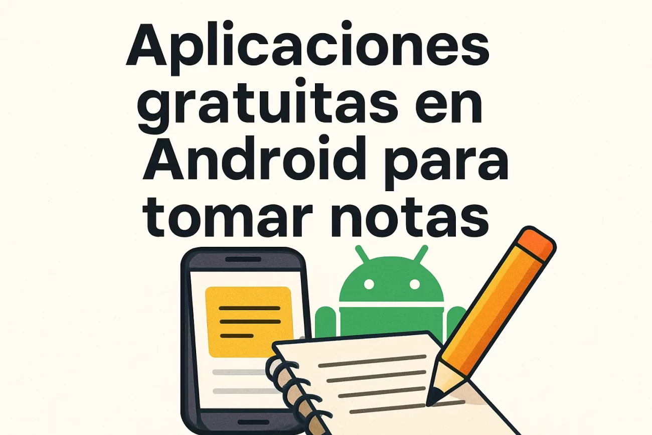 aplicaciones gratuitas en Android para tomar notas