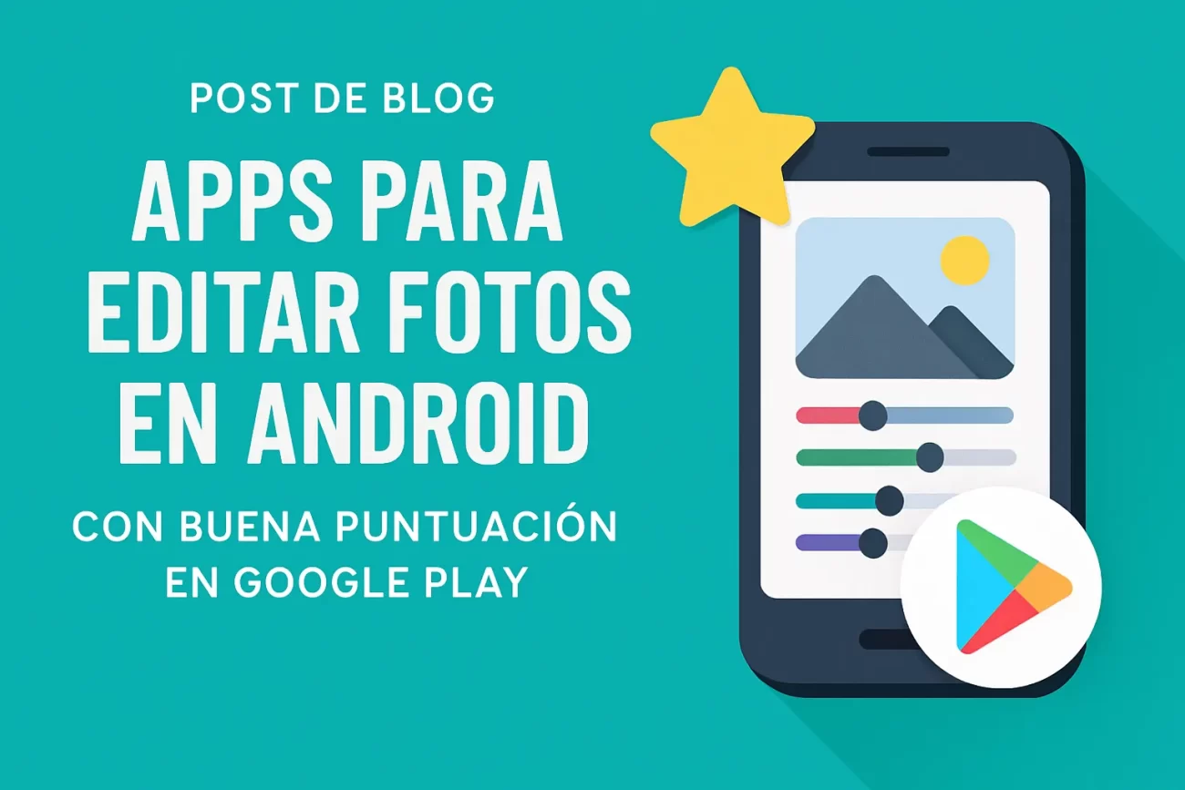 apps para editar fotos en Android con buena puntuación en Google Play