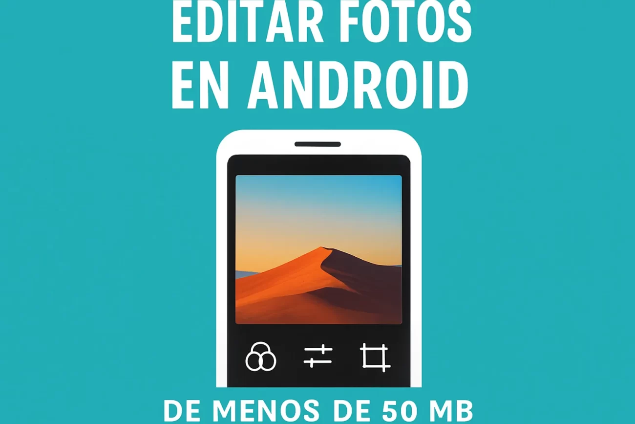 apps para editar fotos en Android de menos de 50 MB