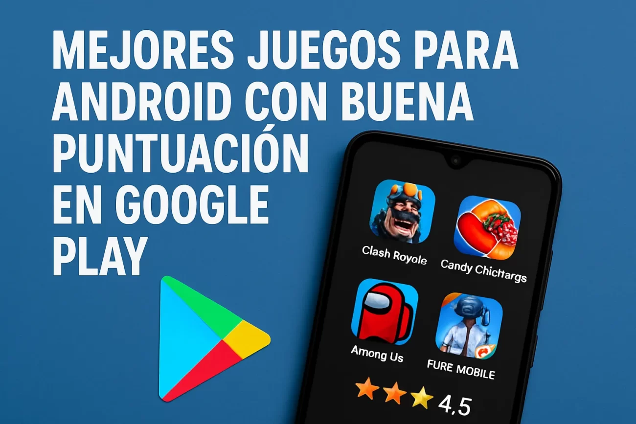 mejores juegos para Android con buena puntuación en Google Play