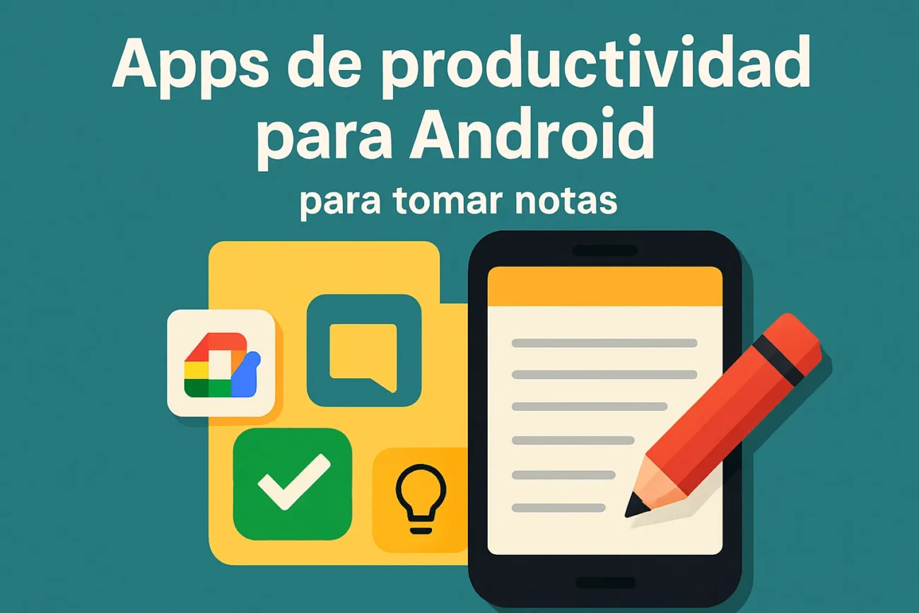 apps de productividad para Android para tomar notas