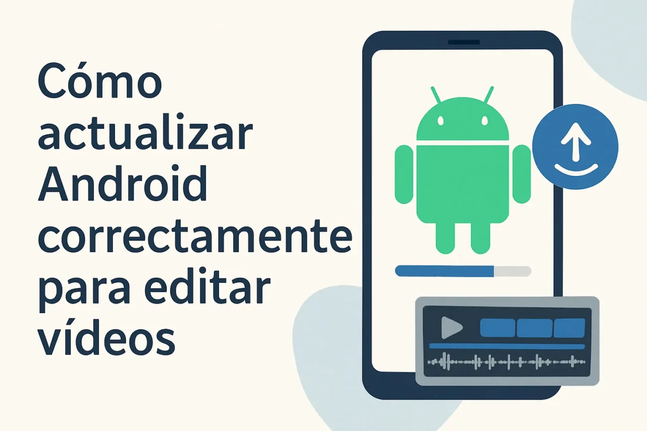 cómo actualizar Android correctamente para editar vídeos