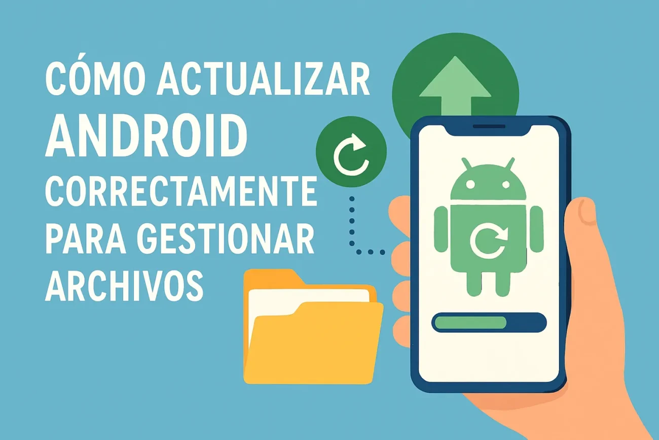 cómo actualizar Android correctamente para gestionar archivos