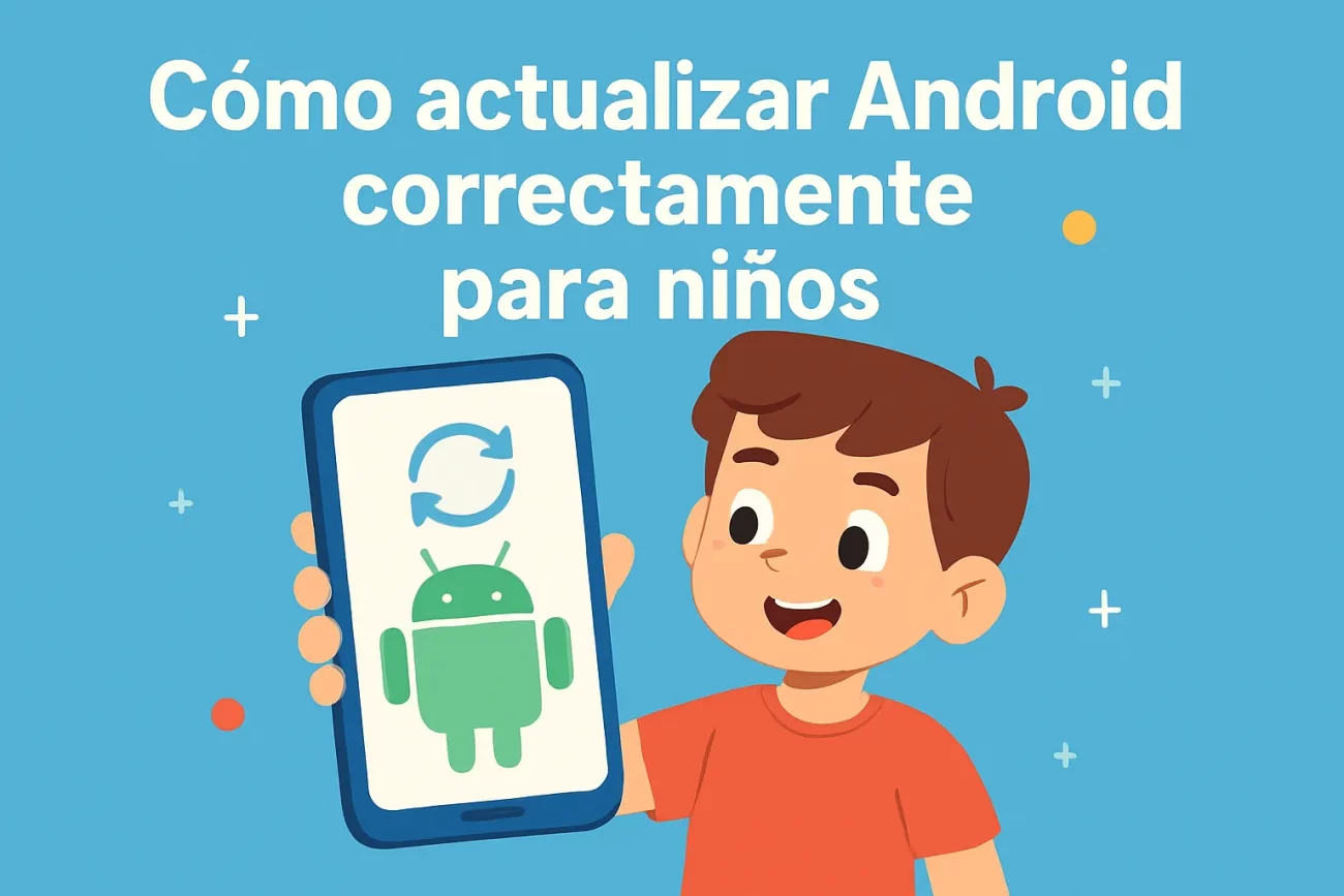 cómo actualizar Android correctamente para niños