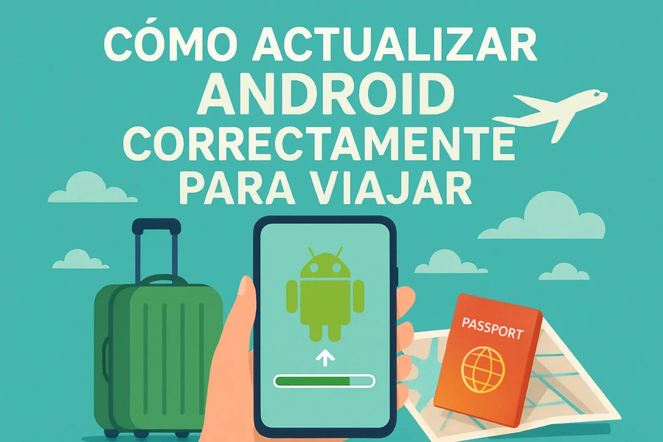 cómo actualizar Android correctamente para viajar