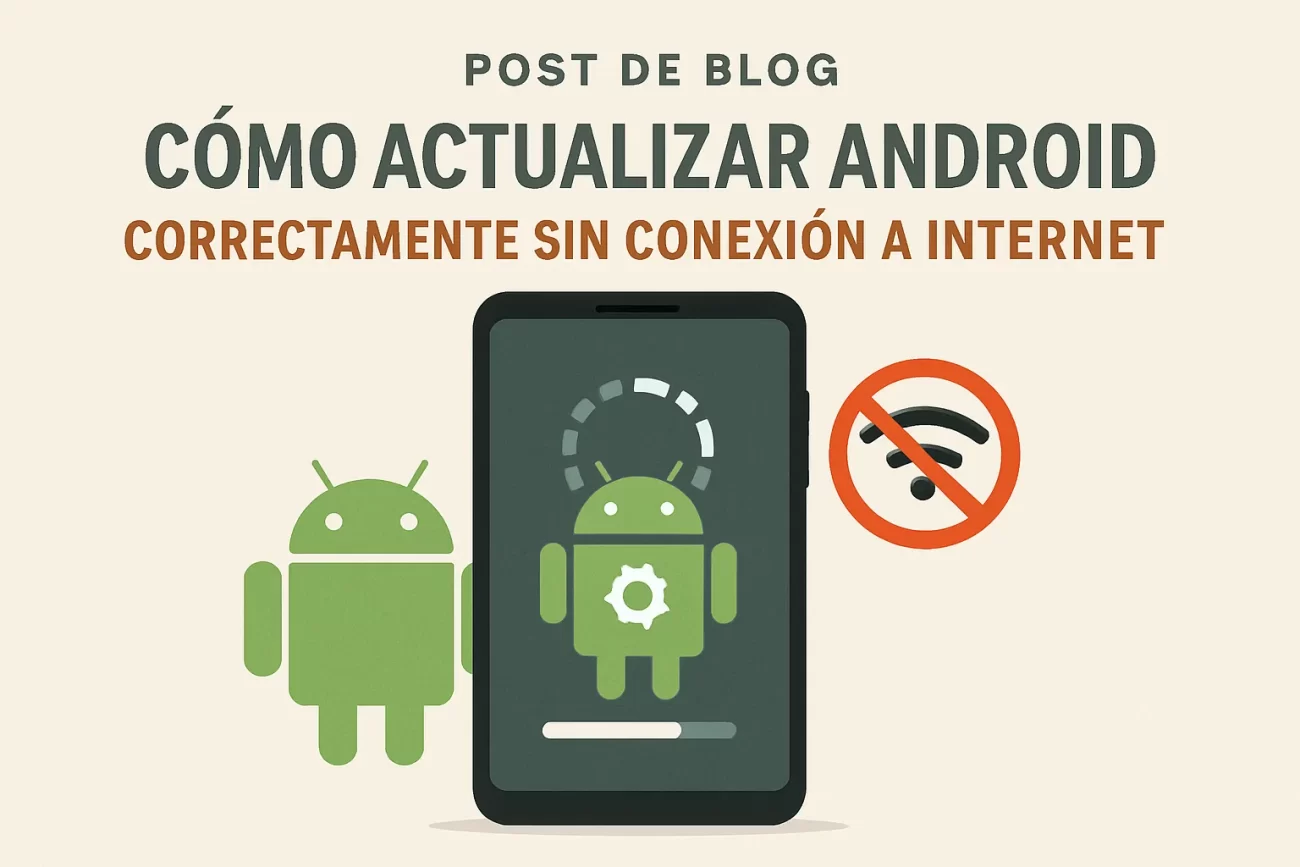 cómo actualizar Android correctamente sin conexión a internet