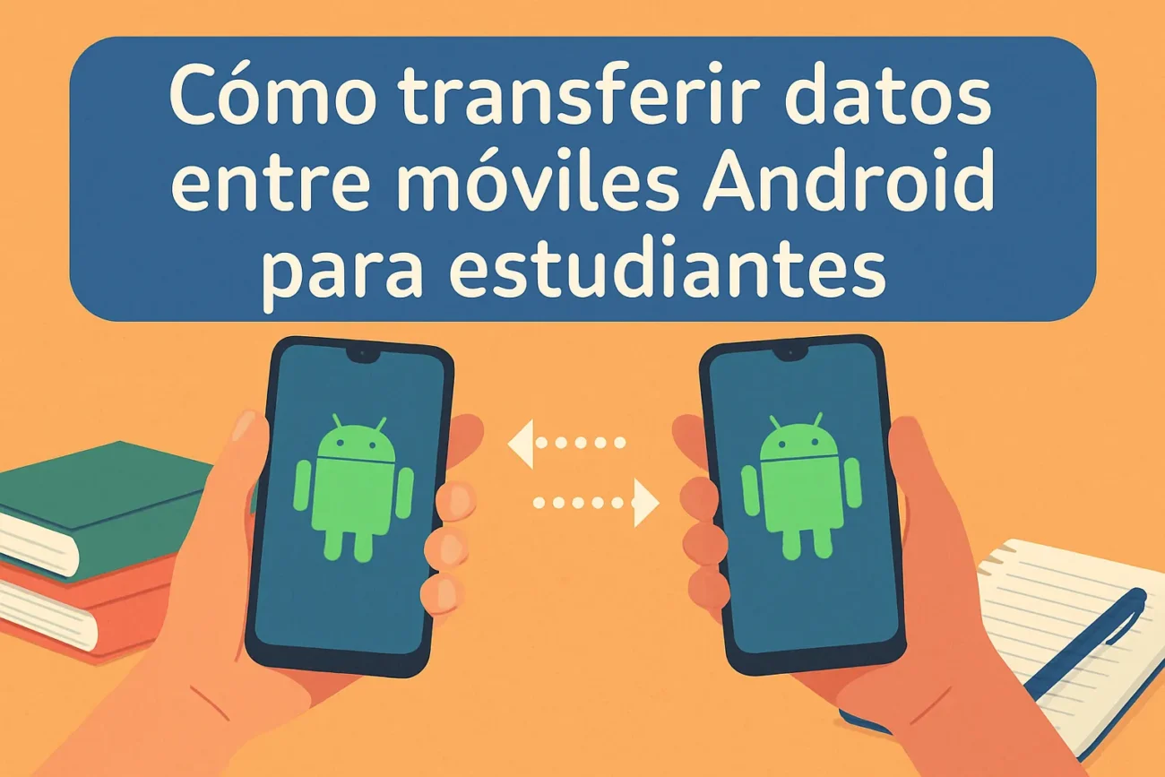 cómo transferir datos entre móviles Android para estudiantes