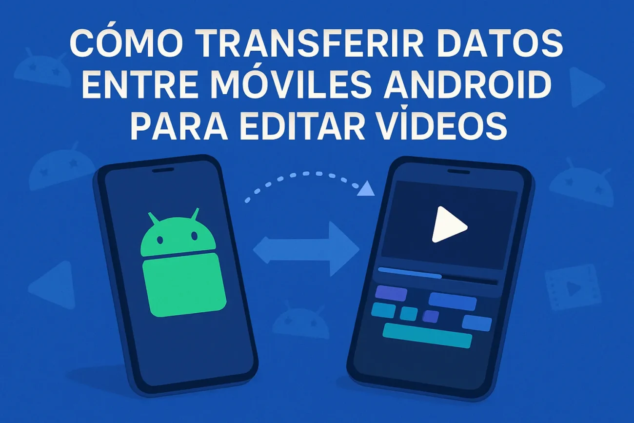 cómo transferir datos entre móviles Android para editar vídeos