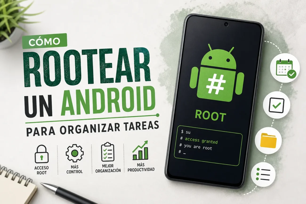 cómo rootear un Android para organizar tareas