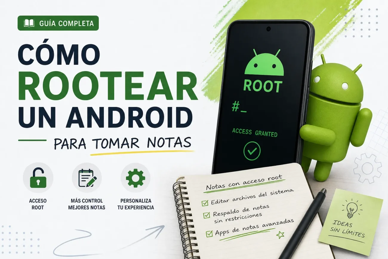 cómo rootear un Android para tomar notas